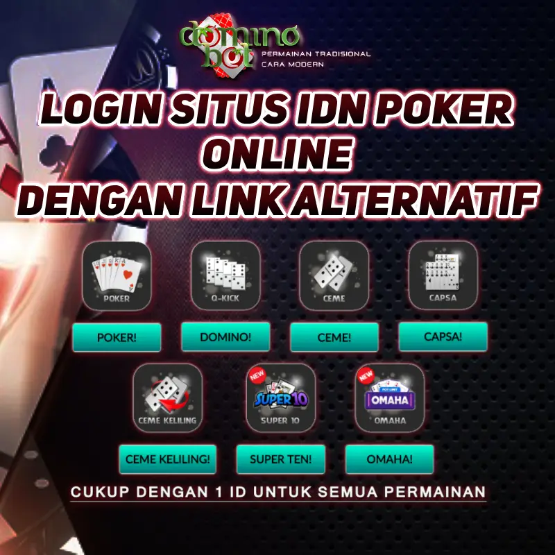 DOMINOBET ✈️ Login Situs Idn Poker Online Dengan Link Alternatif Terbaru